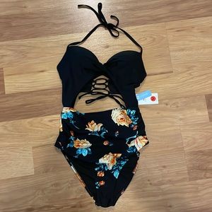 cupshe 1 piece swimsuit with cutout